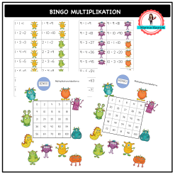 Bingo - multiplikation