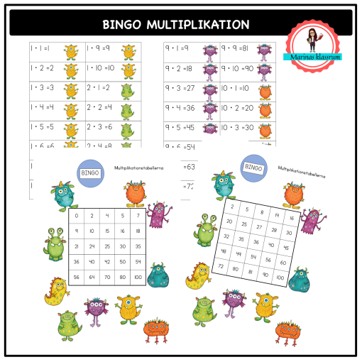 Bingo - multiplikation
