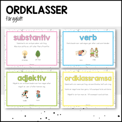 COLOR: ordklasser