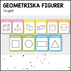 COLOR: geometriska figurer