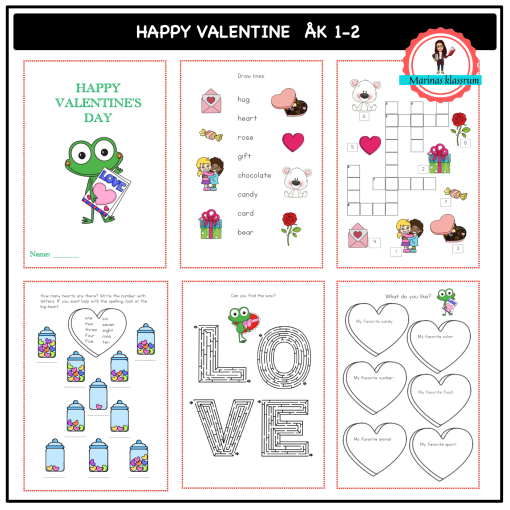 Happy Valentine's Day åk 1-2