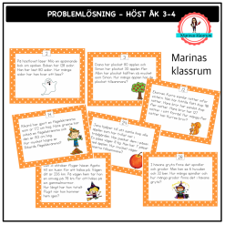 Problemlösning HÖST åk 3-4