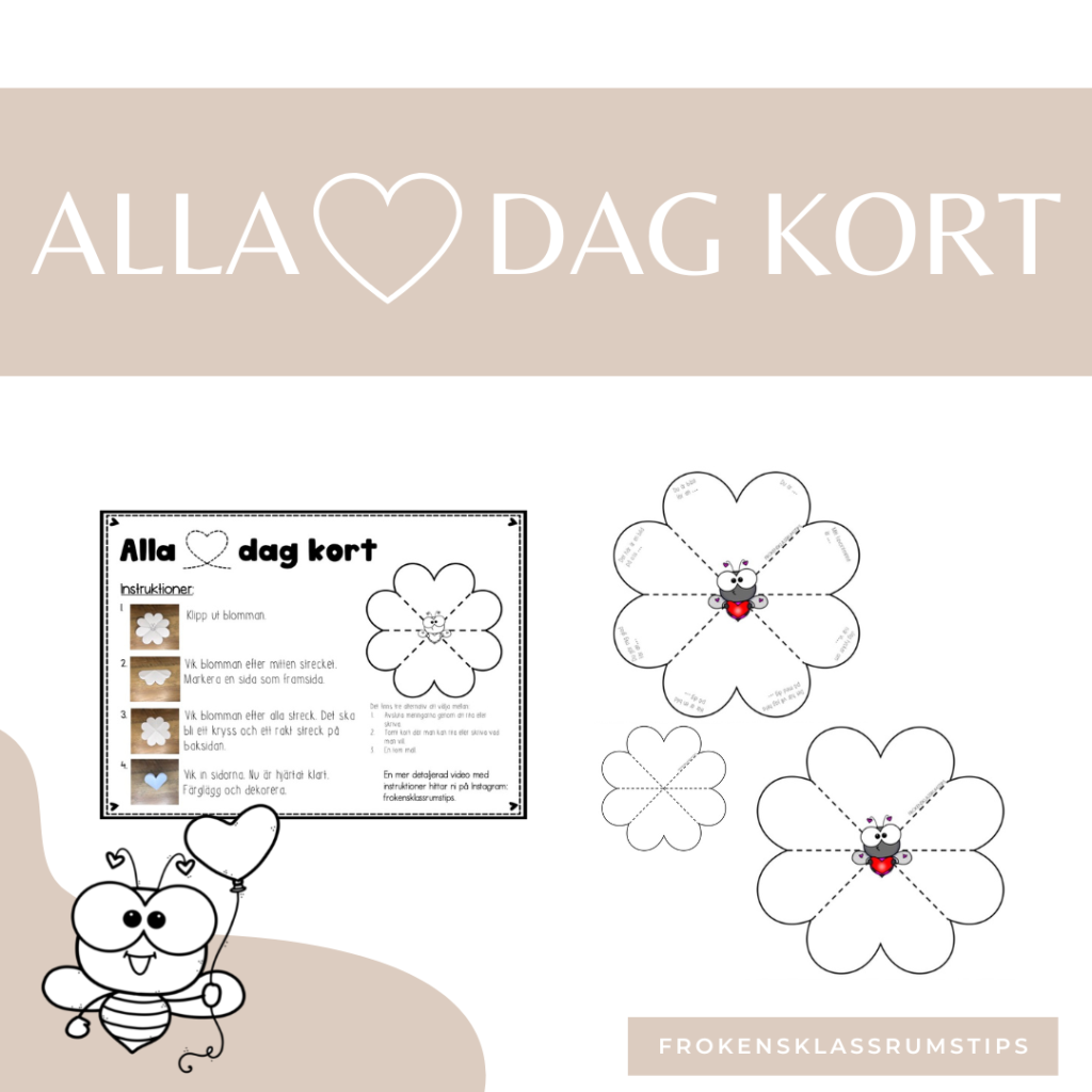 Alla hjärtans dag kort Teach Academy