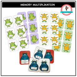 Memory - multiplikation