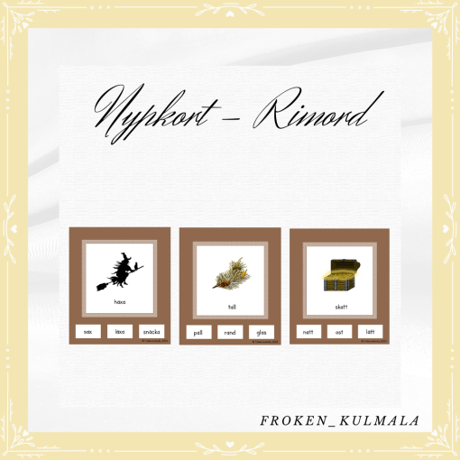 Nypkort - tema: rimord