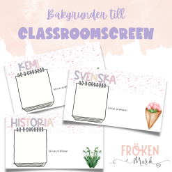 Bakgrunder till Classroomscreen (Vår)