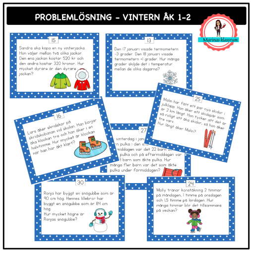 Problemlösning - vintern åk 1-2