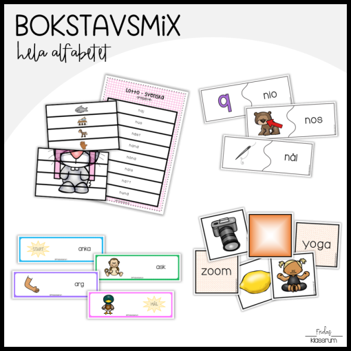 STORT MATERIALPAKET: Bokstavsmix