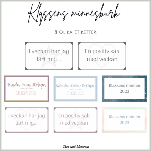 Klassens minnesburk