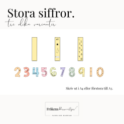 Stora siffror 1-10