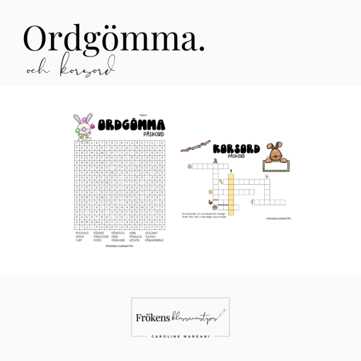 Ordgömma - påsk