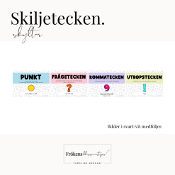 Skiljetecken - skyltar