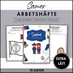STORA arbetshäftet om Samer (Extra lätt)