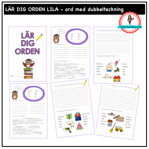 Lär dig orden lila