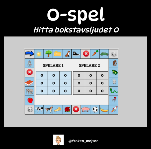 Spel bokstaven O