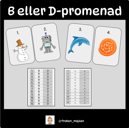 B eller D - promenad