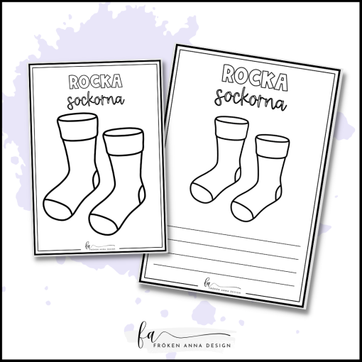 Rocka sockorna: rita & skriv