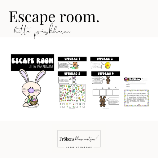 Escape room - Hitta påskharen