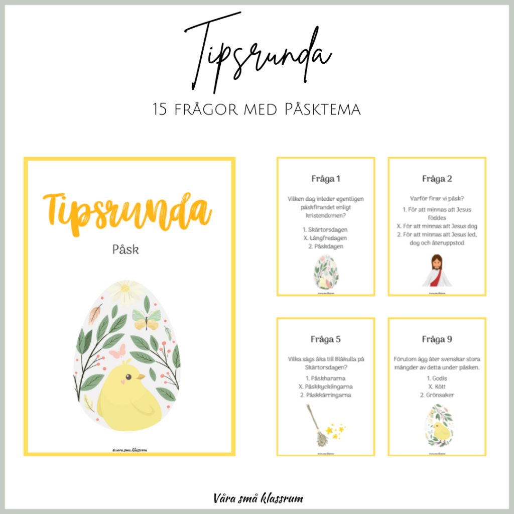 Tipsrunda påsk Teach Academy