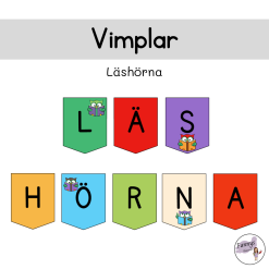 Vimplar läshörna
