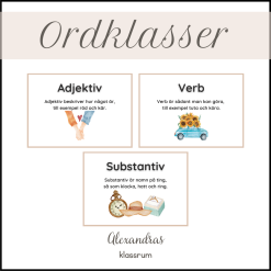 Ordklasser