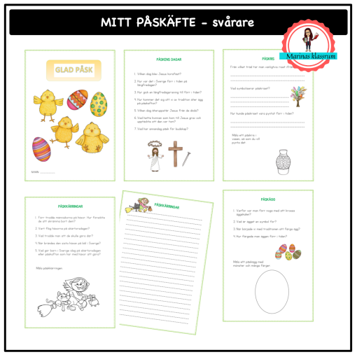 Mitt påskhäfte - svårare