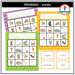 Påskbingo - svenska
