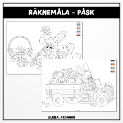 Räknemåla - påsk