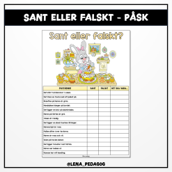 Sant eller falskt? - påsk