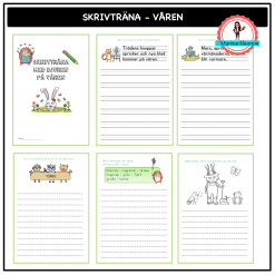Skrivträna våren