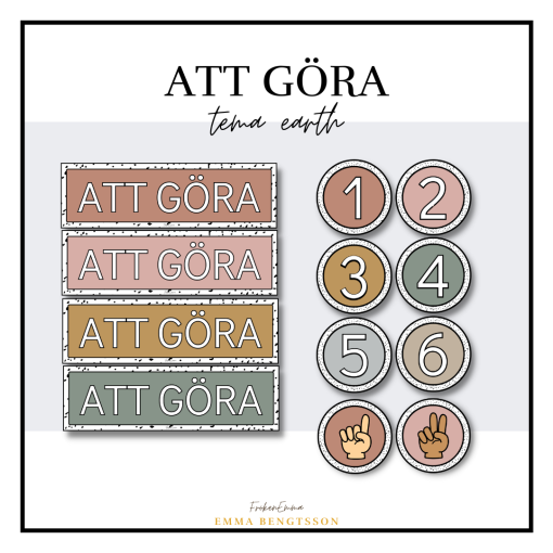 Earth: att göra