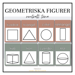 Earth: geometriska former och figurer