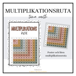 Earth: multiplikationsruta