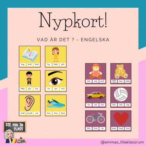 Nypkort - engelska "vad är det?"