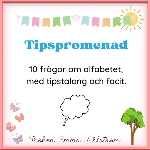 TIPSPROMENAD - ALFABETET