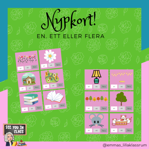 Nypkort - en, ett, flera