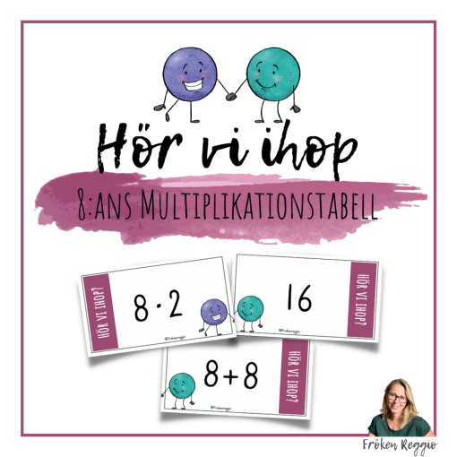Hör vi ihop - Multiplikation 8:ans tabell