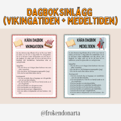 Kära dagbok - vikingatiden/medeltiden