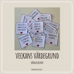 Veckans värdegrund