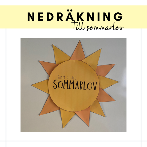 Nedräkning - sommarlov