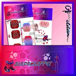 Infoplanscher/folder/studiematerial/underlag till arbete kring Blodomloppet