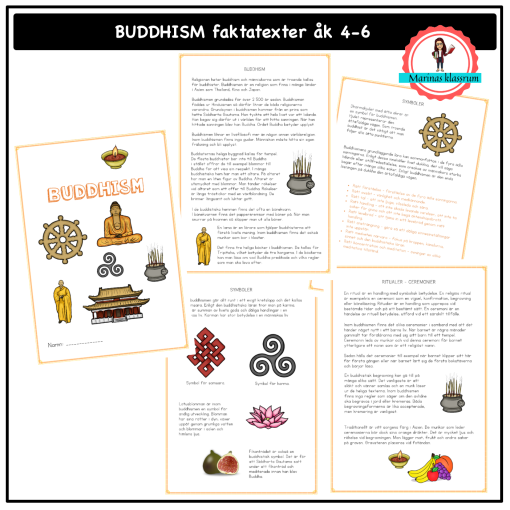 Buddhism - faktatexter åk 4-6