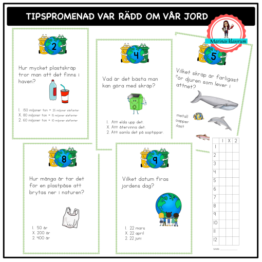 Tipspromenad - Var rädd om vår jord