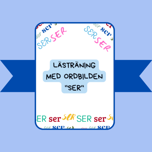 Lästräning med ordbilden SER