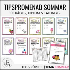 Tipspromenad: Tema sommar