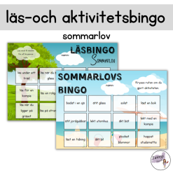 Läs-och aktivitetsbingo till sommarlovet