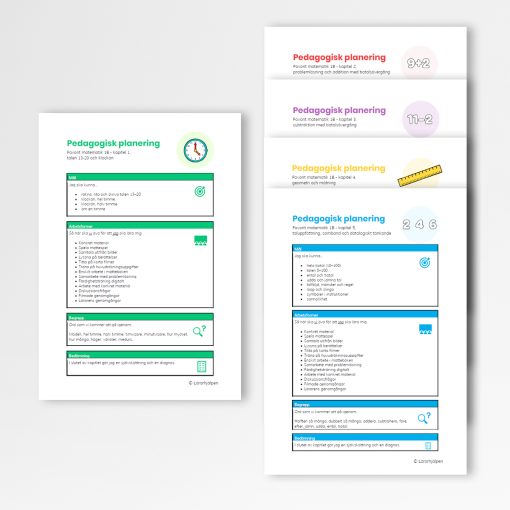 Favorit matematik 1B - pedagogiska planeringar
