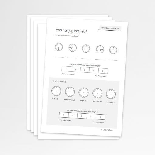 Favorit matematik 2B - terminstest
