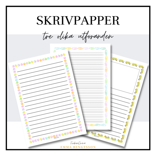 Skrivpapper