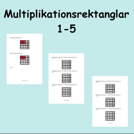 Multiplikationsrektanglar 1-5